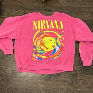 Nirvana oversized crew neck!